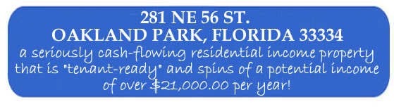 281 NE 56 St. Oakland Park, Florida 33334