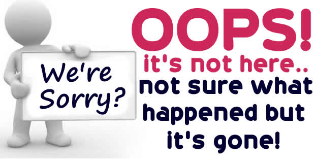 oops...we're sorry